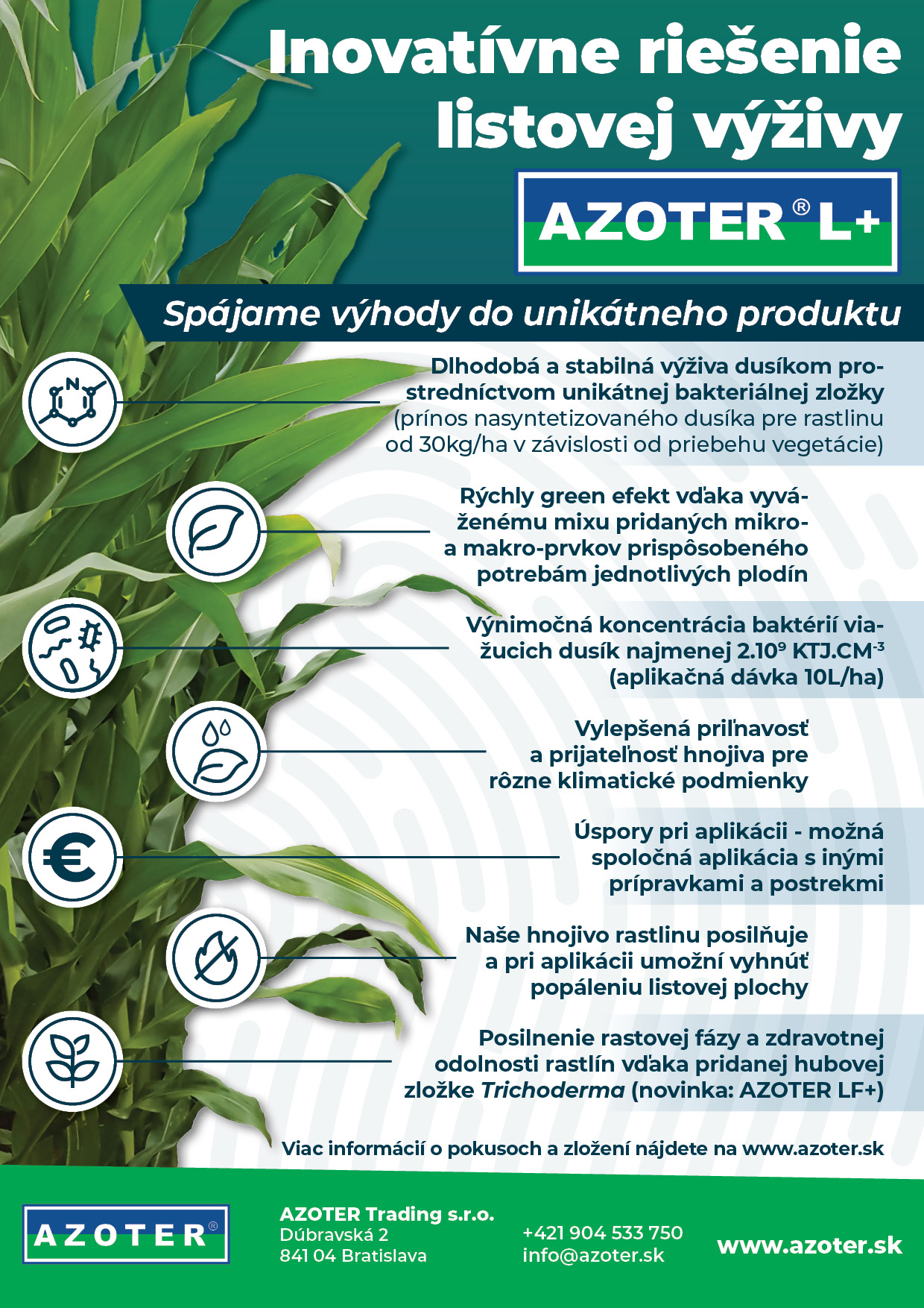 Inzercia AZOTER L+ A4 AK krátka